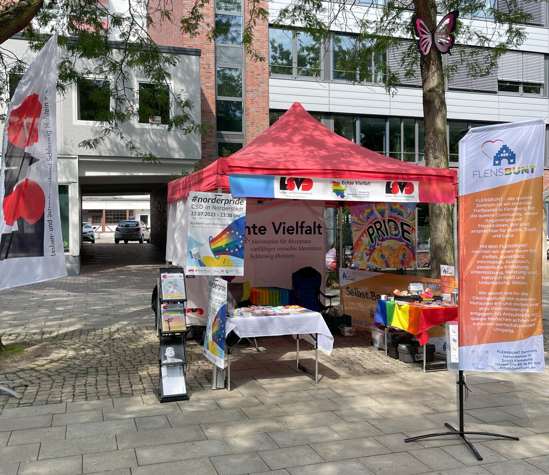 Infostand auf dem CSD Pinneberg